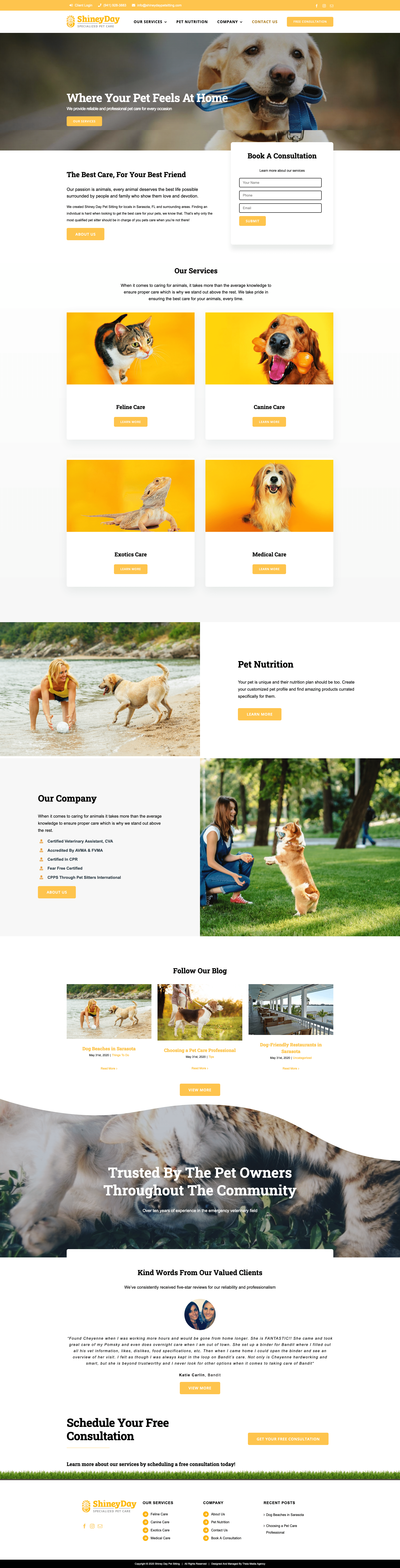 Shiney Day Specialized Pet Care