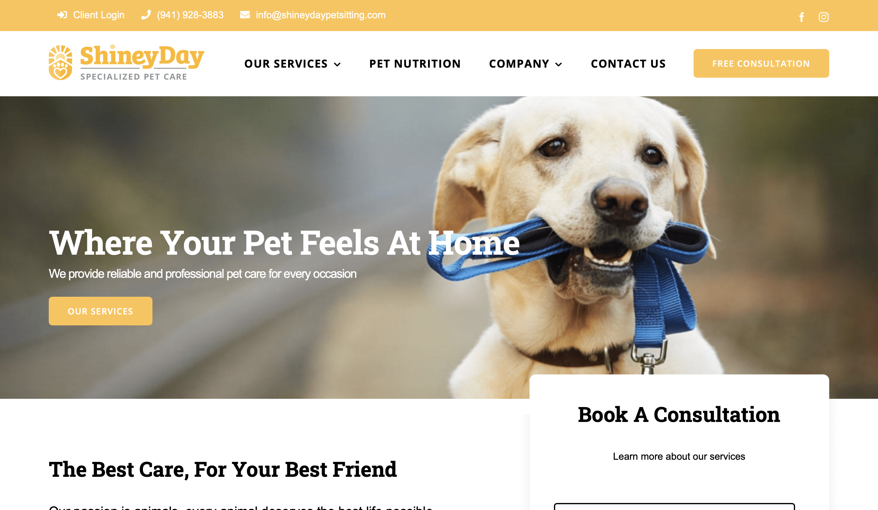 Shiney Day Specialized Pet Care
